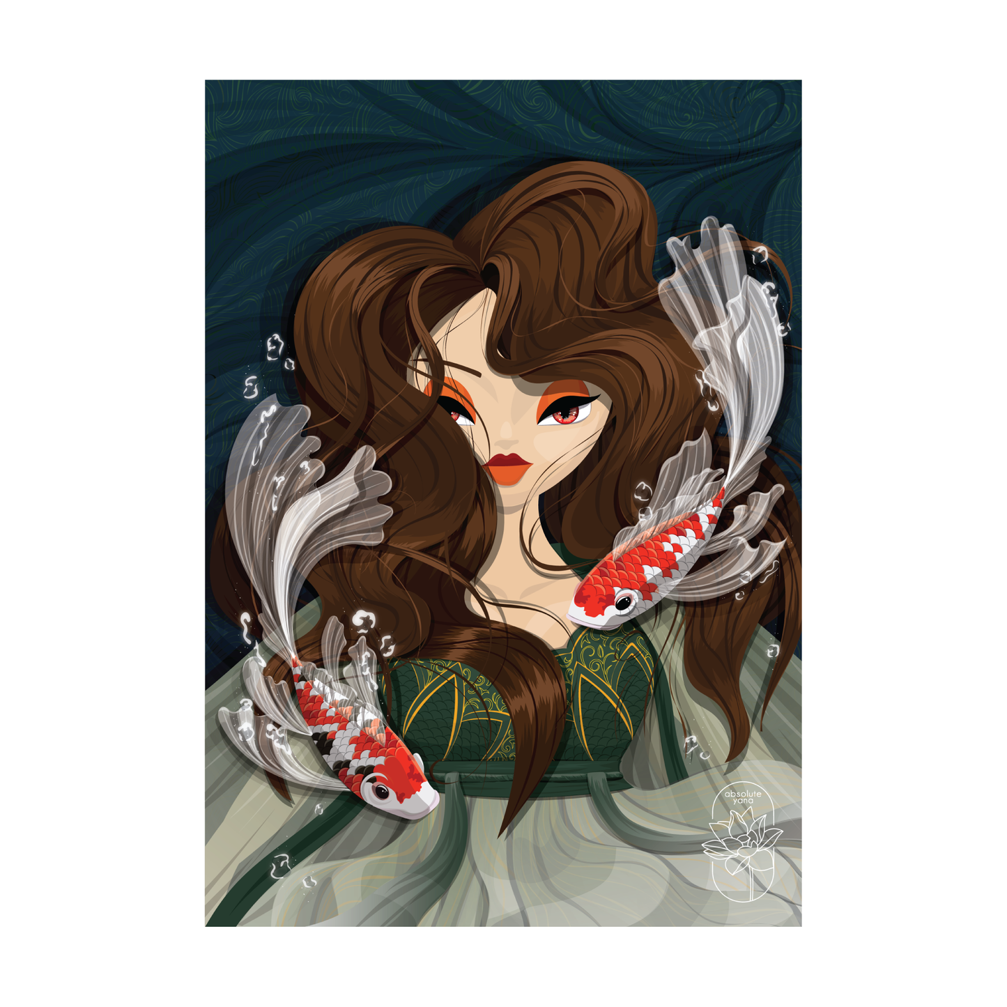 Flowing Realms: The Aquatic Nanabie Series