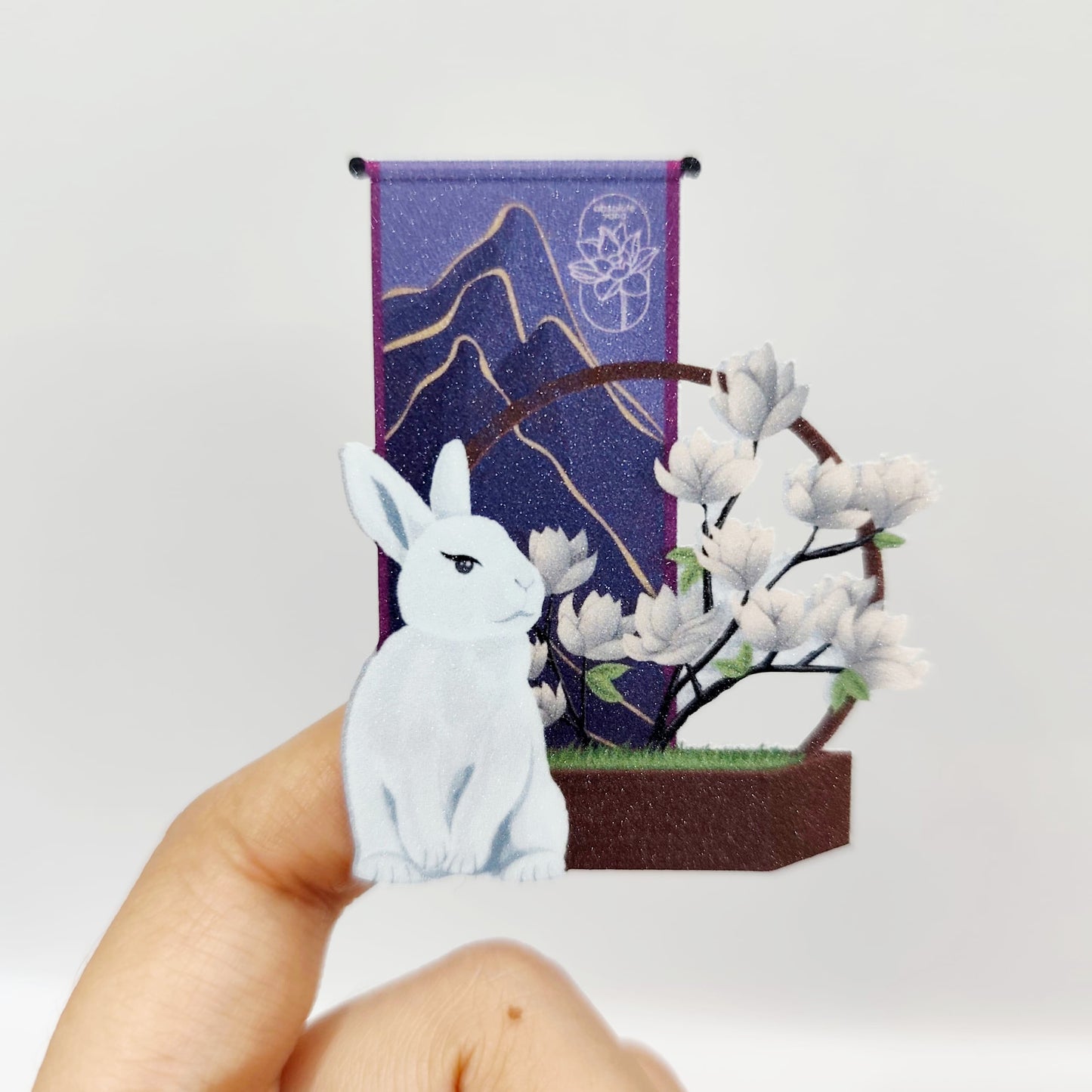 Oriental Spring Bunnies Sticker Collection