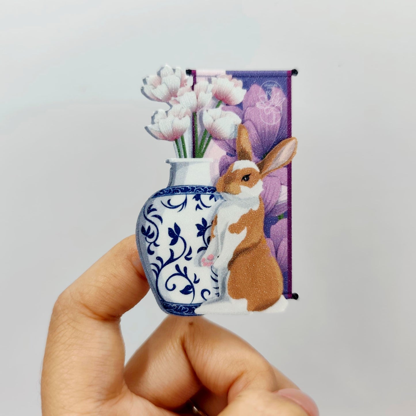 Oriental Spring Bunnies Sticker Collection