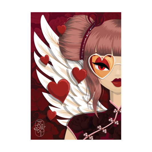 Cupid Nanabie Art Print