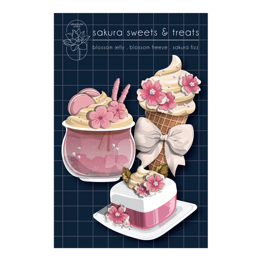 Sakura Sweets & Treats Sticker Collection